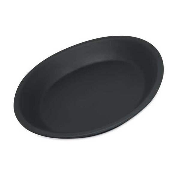 Carlisle 5310172 Ridge 10" Coupe Plate, Melamine, Soapstone - 12/Case