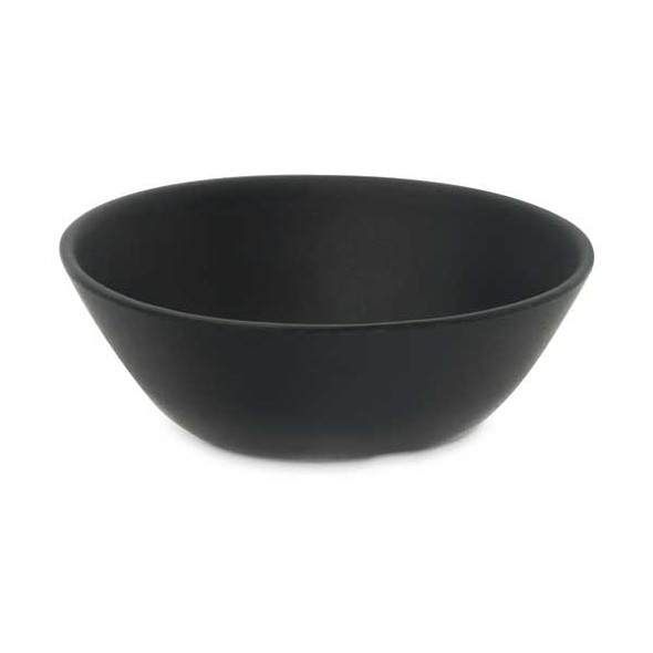 Carlisle 5311038 Ridge 8 oz. Freeform Bullion Bowl, Melamine, Slate - 24/Case