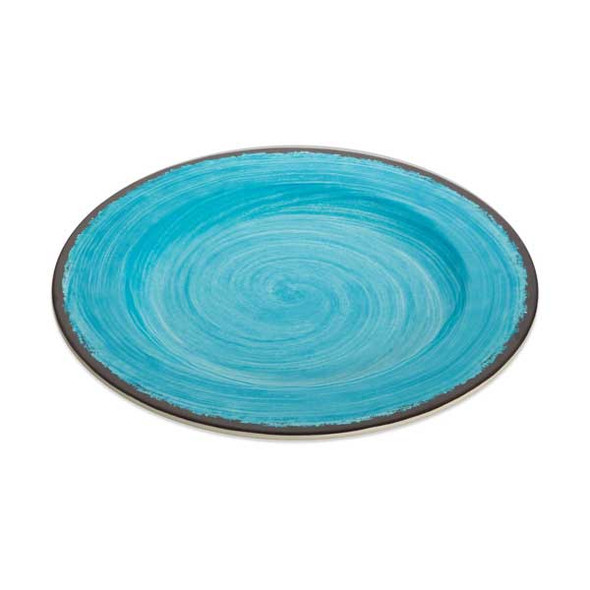 Carlisle 5400115 Mingle 11" Dinner Plate, Melamine, Aqua - 12/Case