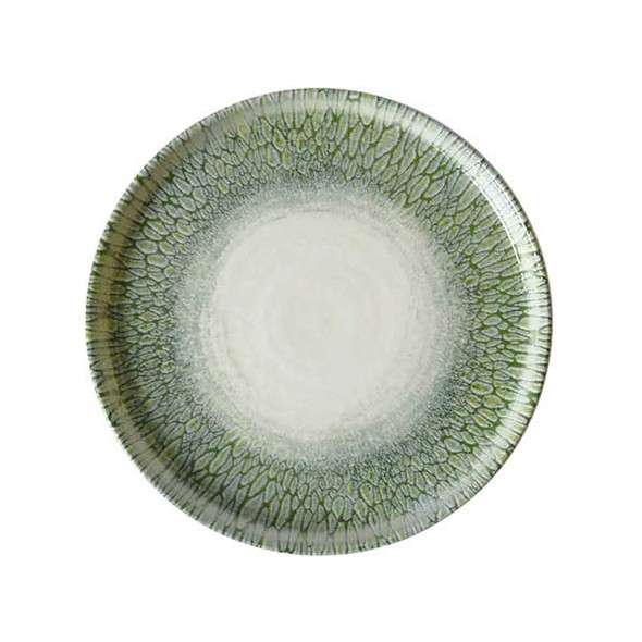 Cardinal FP825 Papillon by Dudson 8-1/4" Walled Plate, Green, Ceramic - 6/Case