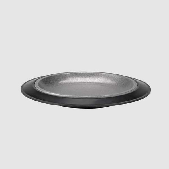 Service Ideas RT7BLCAC Thermo-Plate 7-1/2" Round Sloped Holder w/Cast Aluminum Insert