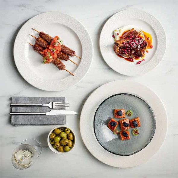 Churchill WHVINP651 Viana 6.69" Plate, White - 12/Case