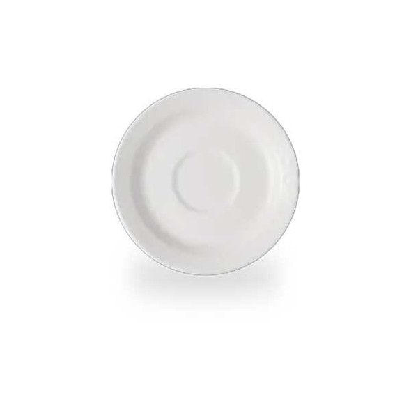 Churchill WHVINSM 1 Viana 5.91" Saucer, White - 12/Case