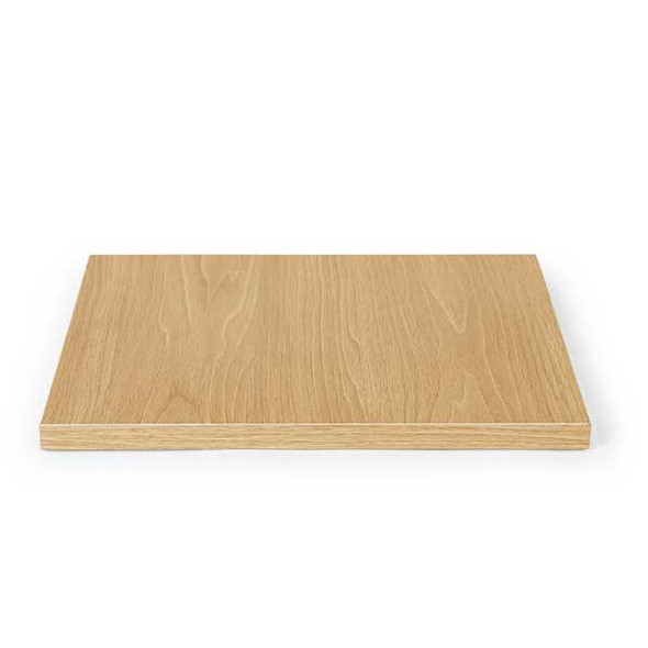 Eastern Tabletop Lighted Levels 13-3/8"D Rectangle Flat Shelf, Bamboo
