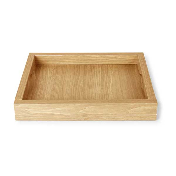 Eastern Tabletop 842TBA 11"D Square Tray w/Cut Out Handle, Bamboo