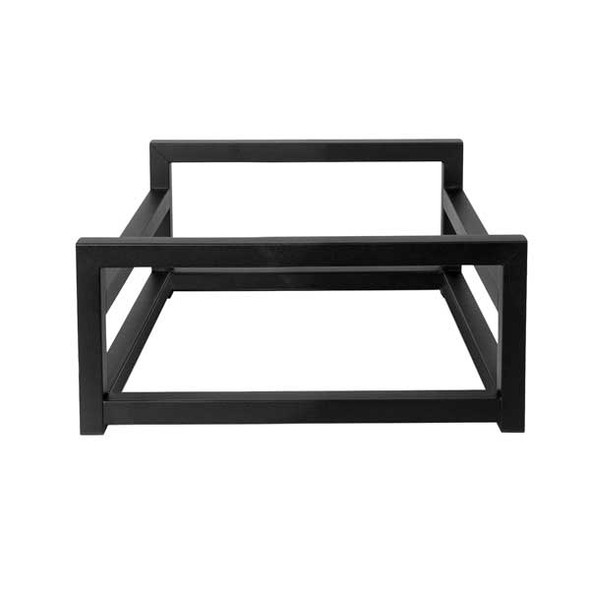 Eastern 835NB Lighted Levels 6"H Short Square Riser Stand, Black, SS