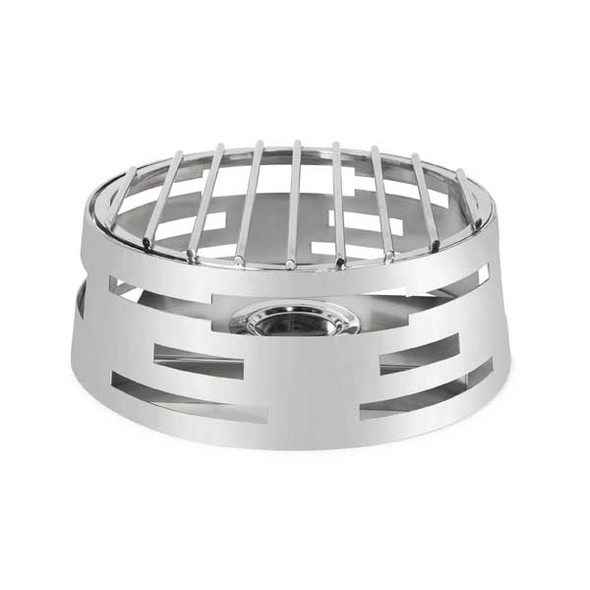 Eastern Tabletop 32209GT REVO All-In-One 18-3/4" Round Chafer Stand w/Grill Top, SS