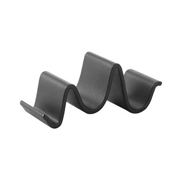 American Metalcraft WTHB2 Whimsical Taco Holder, 2 Compartment, Black