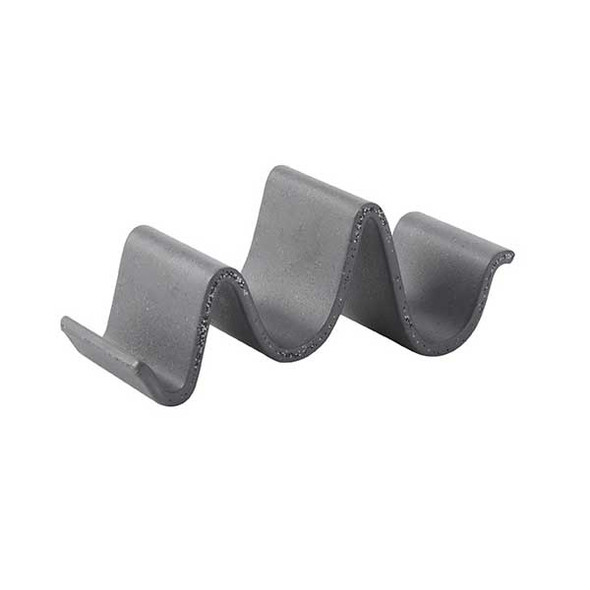 American Metalcraft WTHG2 Whimsical Taco Holder, 2 Compartment, Gray - 48/Case
