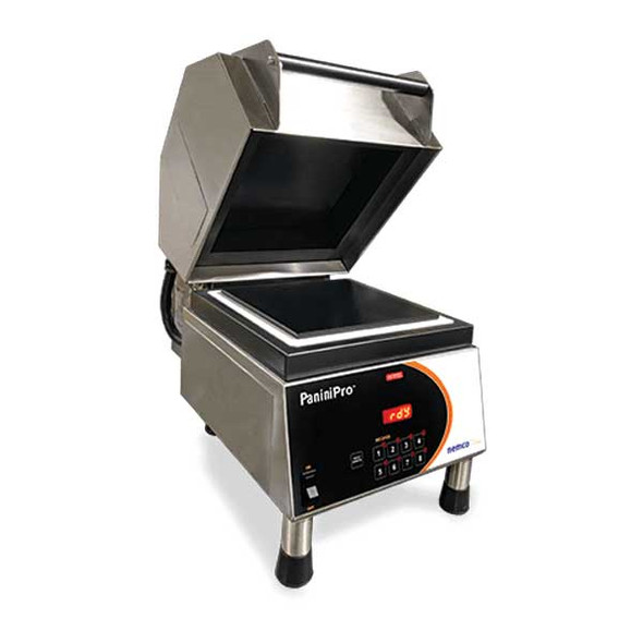 Nemco 6900A-240-GF PaniniPro Sandwich Press w/Grooved Top & Smooth Bottom, 240v/1-ph