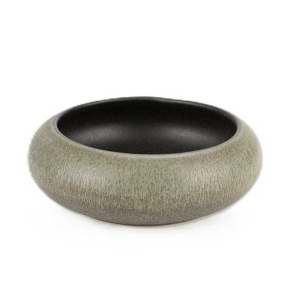 Arc Cardinal FP866 Klay Lava 29 oz. Bowl, Stoneware, Green - 6/Case