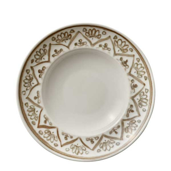 Libbey 803012741000402 Soulmate 10" Round, Deep Coupe Plate, Sienna - 6/Case