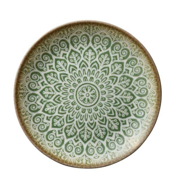 Libbey 803121541000401 Soulmate 5" Round, Coupe Plate, Jade - 6/Case
