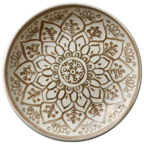 Libbey 803132141000402 Soulmate 8-1/2" Round, Deep Coupe Plate, Sienna