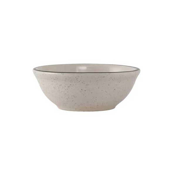 Tuxton TES-018 Emerald 15 oz. Nappie Bowl, Vitrified China, Eggshell - 36/Case
