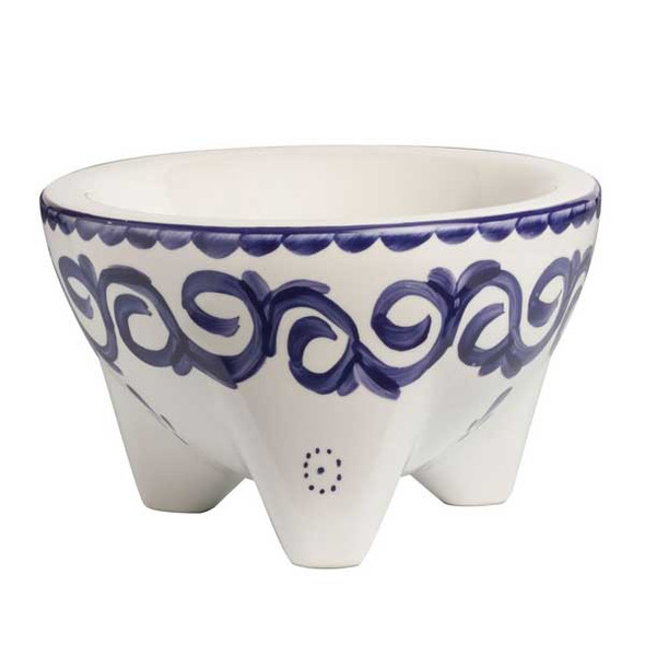 Steelite A120P175 Puebla Molcajete 11 oz. Salsa Dish, China, Blue