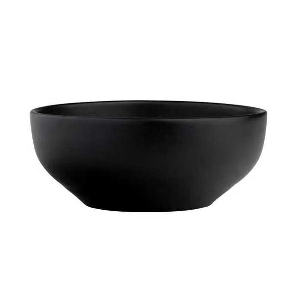  Arc Cardinal FP239 Santa Anita Reflections Onyx 17 oz. Bowl, Stoneware, Black - 24/Case