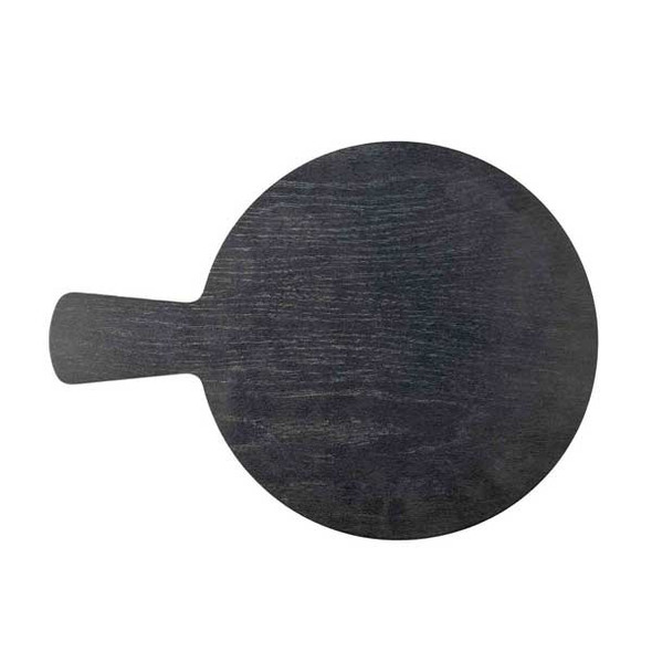 Tablecraft 12456 Onyx 12" Serving Paddle, Melamine, Black