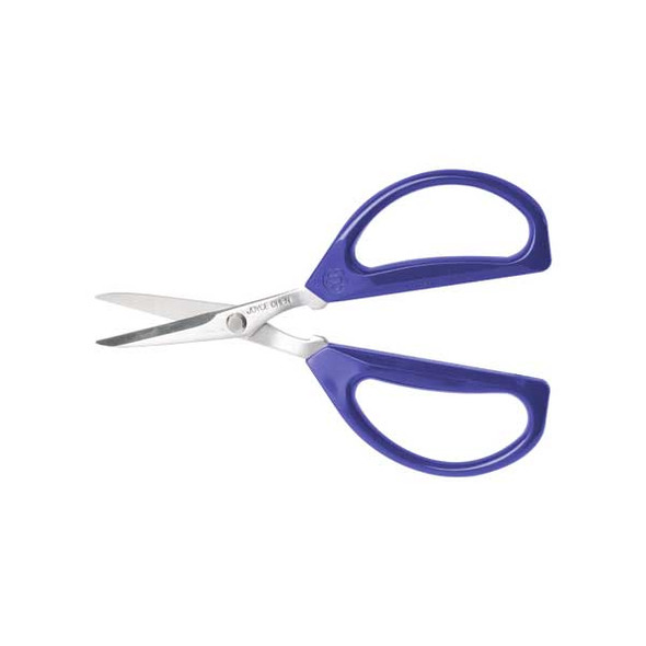 Winco KCHZ09008 Joyce Chen Kitchen Scissors, Blue - 2/Pack
