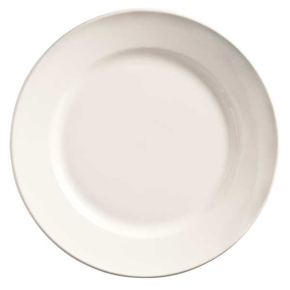 Libbey 840-440R-11 Porcelana 11" Round Plate, Porcelain, Bright White 