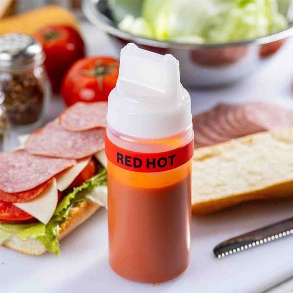 Tablecraft 13086 "Red Hot" Bottle Band, Red, Silicone