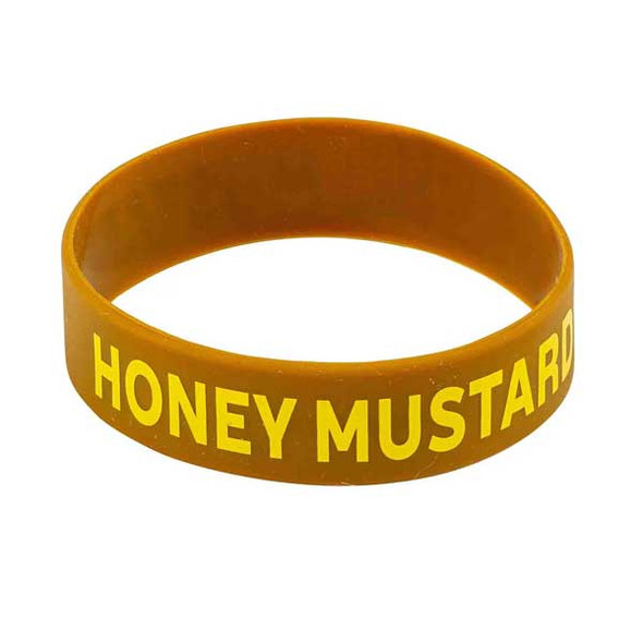 Tablecraft 13089 "Honey Mustard" Bottle Band, Olive Green, Silicone