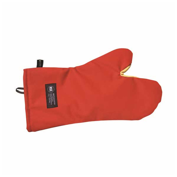 San Jamar CTC15 Cool Touch 15" Oven Mitt, Red