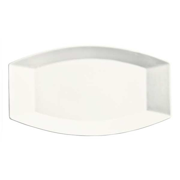 Libbey 905356909 Slenda 12" x 6-3/4" Oblong Serving Tray, Porcelain