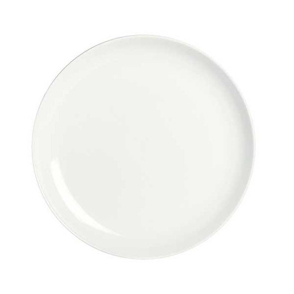 Steelite 6940E654 Parliament 10-5/8" Round Coupe Plate, Porcelain, White - 12/Case