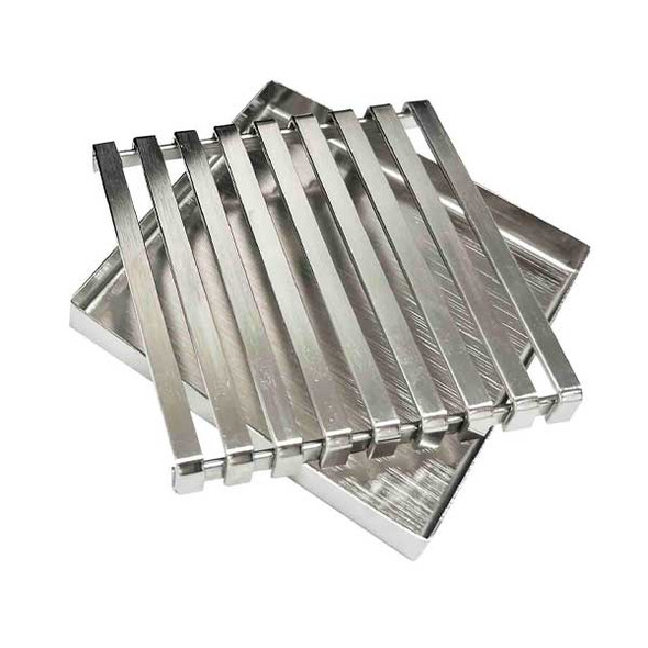 Tablecraft 12961 Square Replacement Drip Tray Only for Airpot Racks, SS