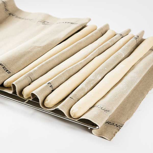 Matfer Bourgeat 118560 Dough Fermentation Natural Linen Cloth, 21-7/8 yd