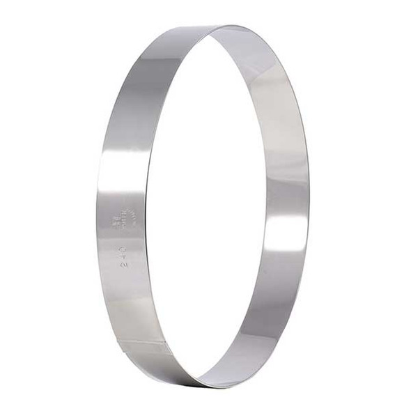 Matfer Bourgeat 371210 Entremet/Flan Ring, Stainless Steel, 11"