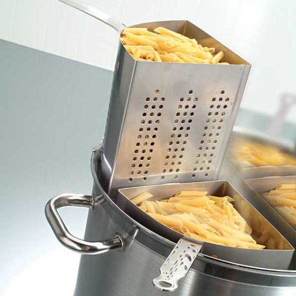 Matfer Bourgeat 713504 Stainless Steel Triangle Pasta Cooker/Strainer