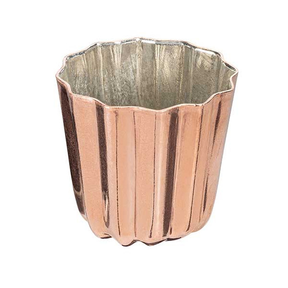 Matfer Bourgeat 340416 1-3/4" Cannelé Mold, Fluted, Copper