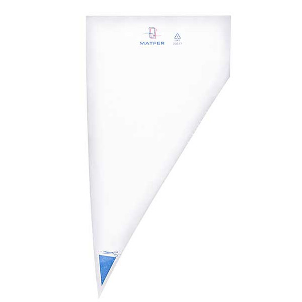 Matfer Bourgeat 165019 Standard Disposable Pastry Bags, 18" - 100/Roll