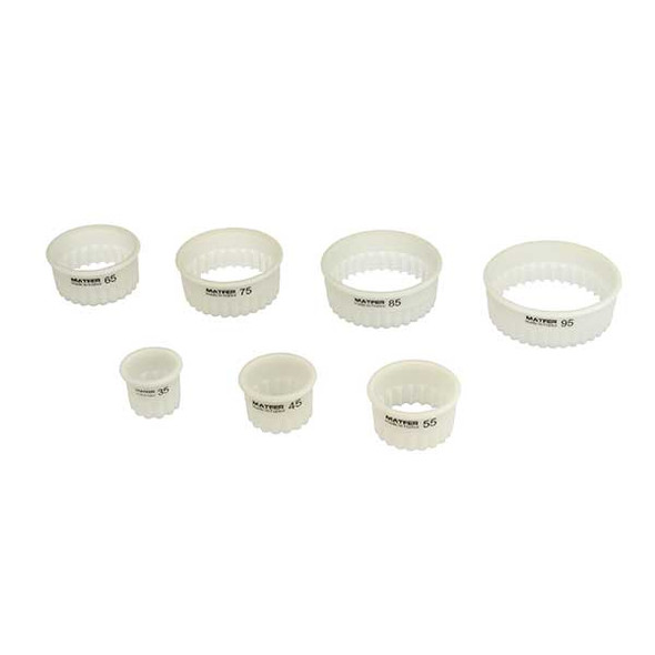 Matfer Bourgeat 150159 Exoglass Round Pastry Cutter, Plain, 2 3/4"