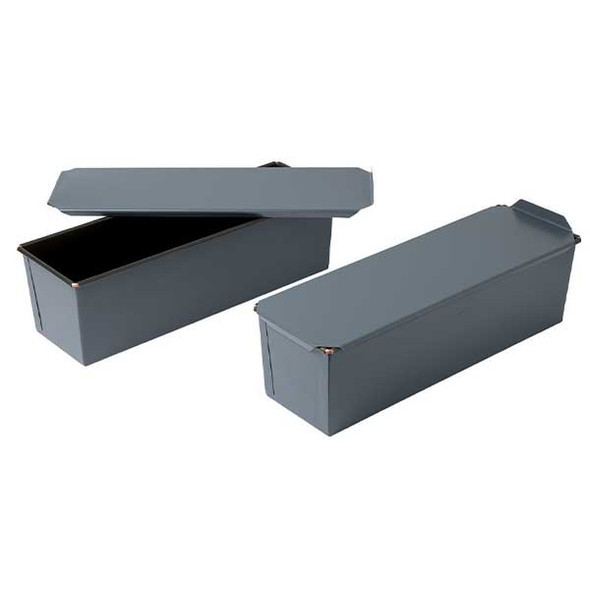 Matfer Bourgeat 341641 Exopan Steel Long Bread Mold/Loaf Pan, Nonstick, 15 3/4"x4"