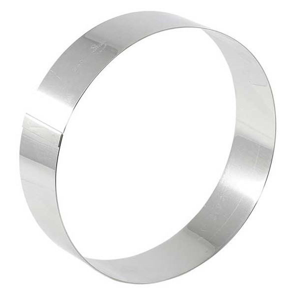 Matfer Bourgeat 371410 9-1/2" Mousse Ring, Round, Stainless Steel