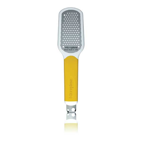 Matfer Bourgeat 434620 Microplane 9-1/2" Ultimate Citrus Tool, Yellow, Stainless Steel