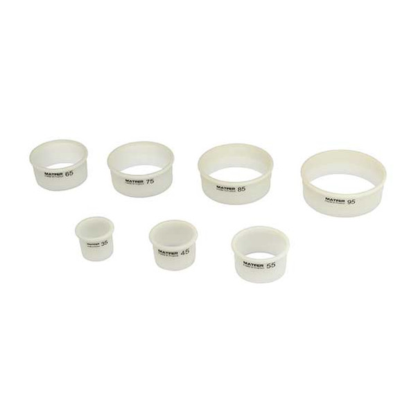 Matfer Bourgeat 150104 Exoglass Round Pastry Cutter, Plain - 7/Set