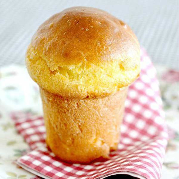 Matfer Bourgeat 342476 Stainless Steel Baba Molds, Nonstick, 1 3/4" - 6/Pack