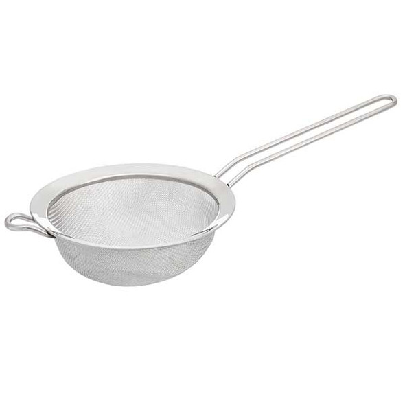 Matfer Bourgeat 020422 4" Mesh Strainer, Fine