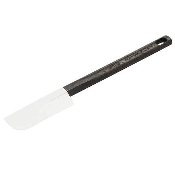 Matfer Bourgeat 113720 Elveo 10" High Temp Narrow Spatula, Exoglass, Black