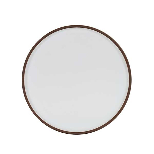 Cal-Mil 22026-8-89 Hudson Stoneware 8" Low Rim Melamine Plate