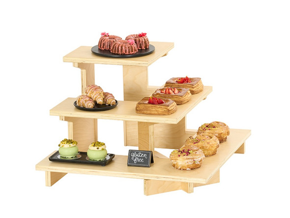 Cal-Mil 25229-93 Logan 3-Tier Shelf System Corner Piece
