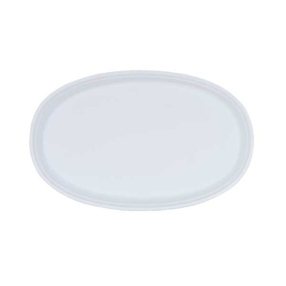 Cal-Mil 26143-711-15 Cove 11" x 7" White Platter