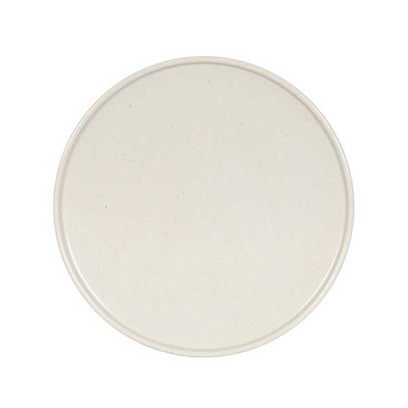 Cal-Mil 26130-8-139 Sorelle 8" White and Ivory Speckle Plate