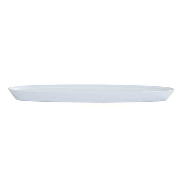 Cal-Mil 26143-922-15 Cove 9" x 22" White Platter