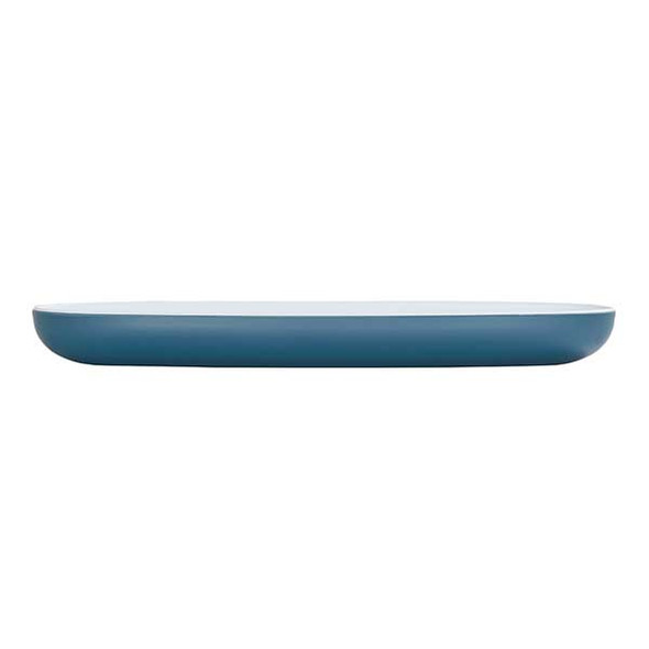 Cal-Mil 24106-618-11115 Sophie 6" x 18" Stone Blue and White Platter
