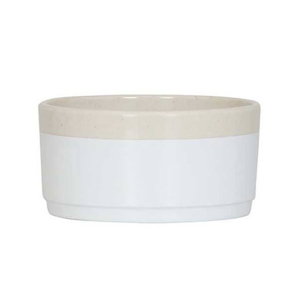 Cal-Mil 26132-5-139 Sorelle 16 oz. White and Ivory Speckle Bowl